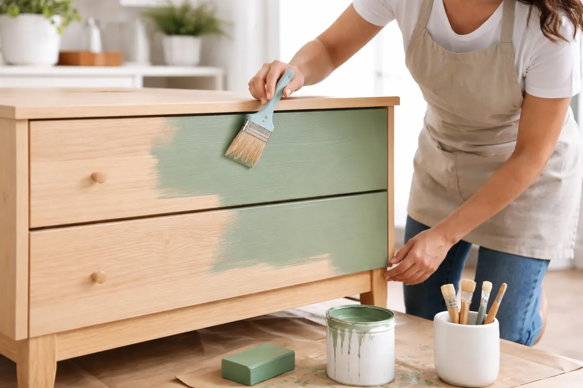 Peut-on repeindre des meubles en bois sans les poncer